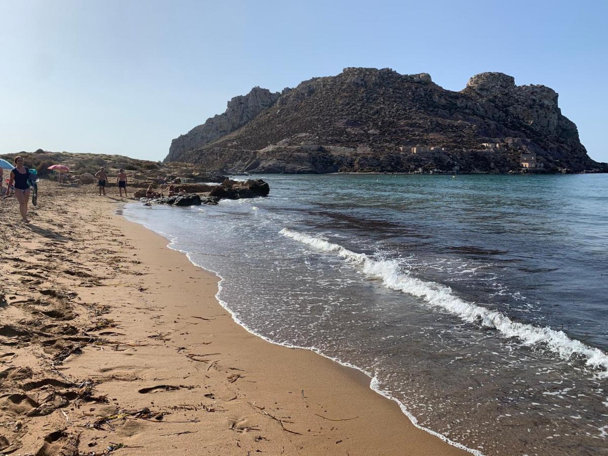 Piso 3 dormitorios en Isla del Fraile con terraza y vistas al mar Águilas Exterior foto